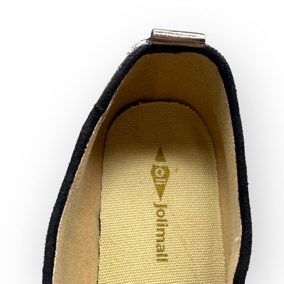 Jolimall Women's Disco Loafer Size 10 Silver Platform Shoe Slip On Glitery Flats - Picture 4 of 10